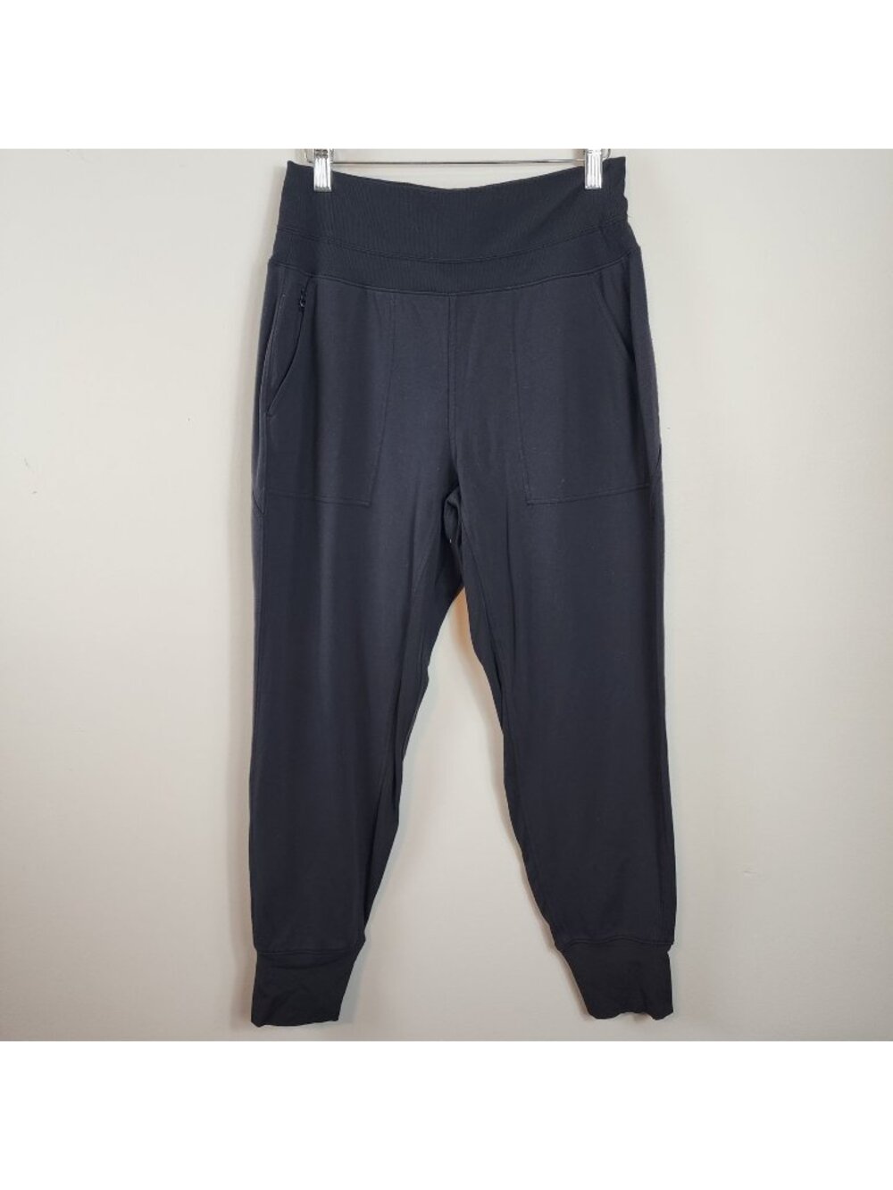 Athleta Black Venice Jogger Pants sz M activewear performance